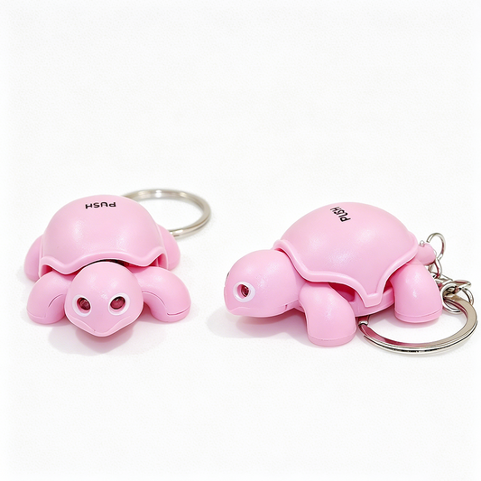 Tortoise LED Light-up Keychain