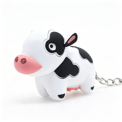 Cow LED Keychain