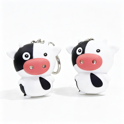 Cow LED Keychain