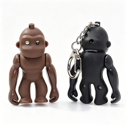 Gorilla LED Sound Keychain