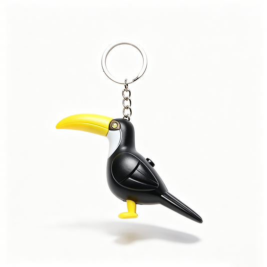 Toucan LED Sound Keychain