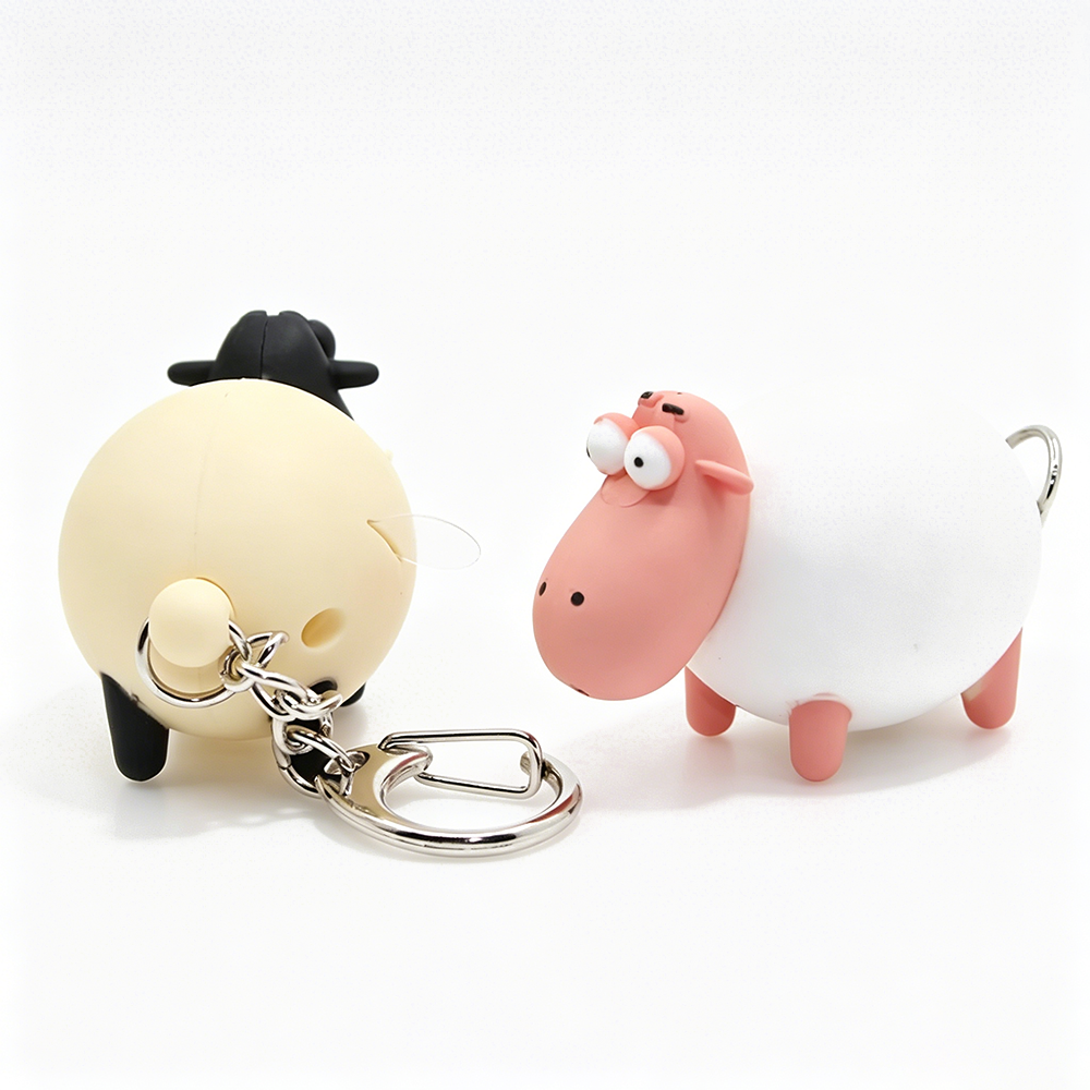Sheep Light & Sound Keychain