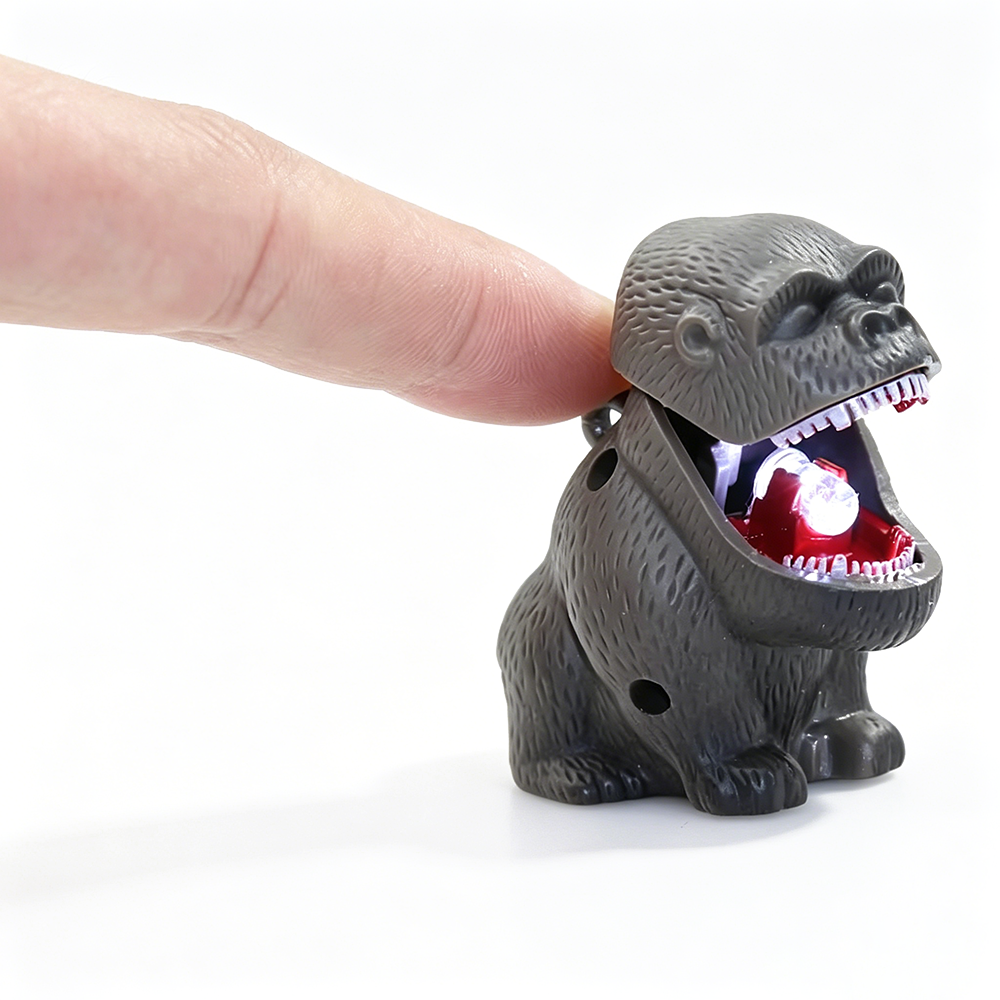 Open-mouthed Gorilla Keychain