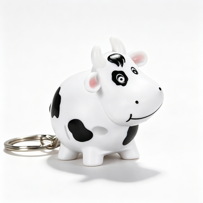 Cow LED Keychain