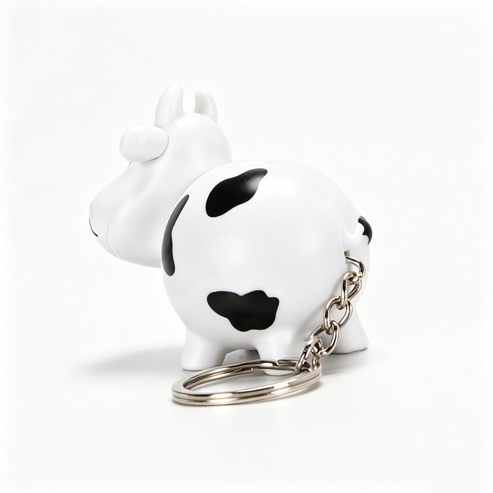 Cow LED Keychain
