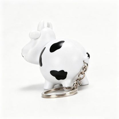 Cow LED Keychain