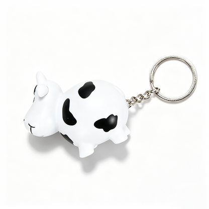 Cow LED Keychain