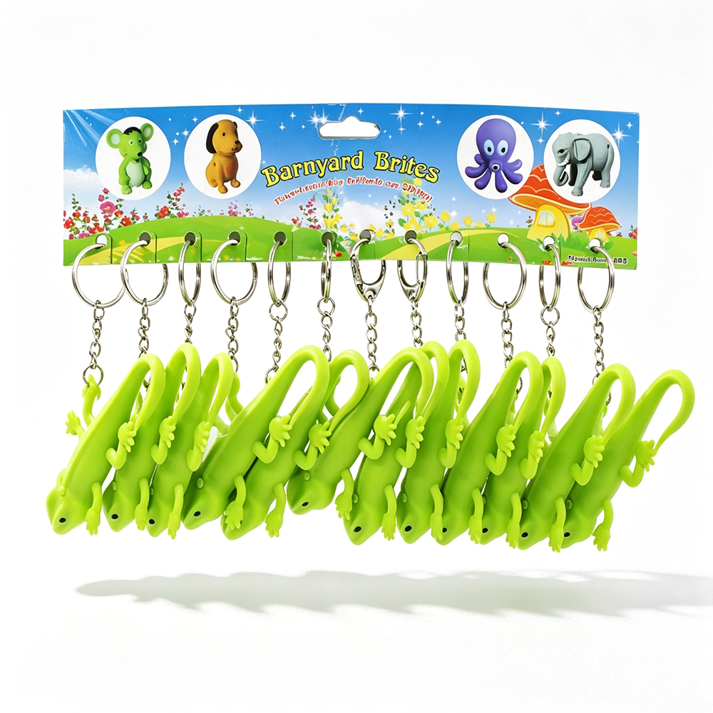 Lizard Light & Sound Keychain
