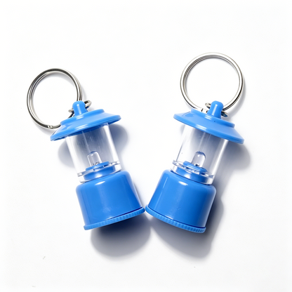 Blue Lamp LED Keychain