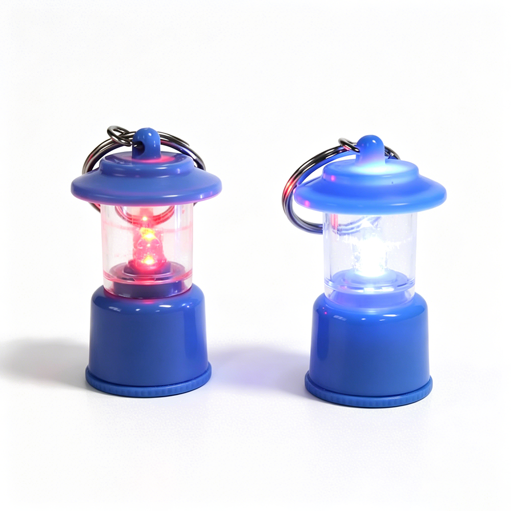 Blue Lamp LED Keychain
