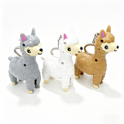 Alpaca LED Keychain