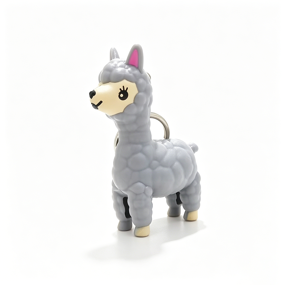 Alpaca LED Keychain
