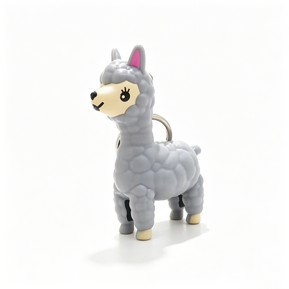 Alpaca LED Keychain