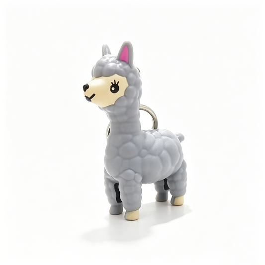 Alpaca LED Keychain