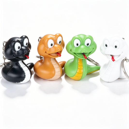Cartoon Snake LED Keychain