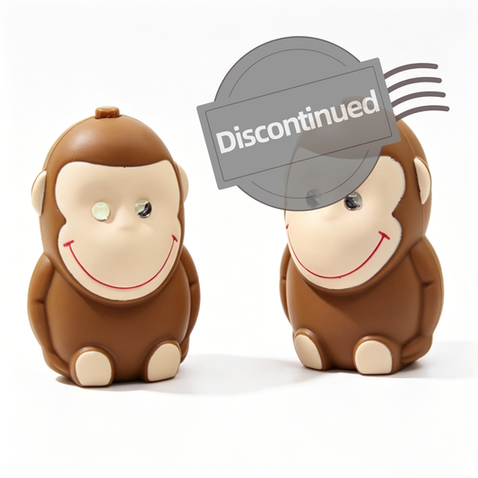 Big Face Monkey LED Keychain