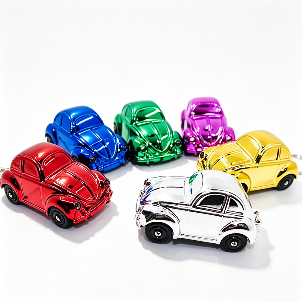Vintage Electroplated Classic Car Keychain