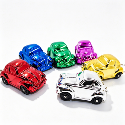Vintage Electroplated Classic Car Keychain
