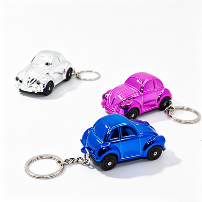 Vintage Electroplated Classic Car Keychain