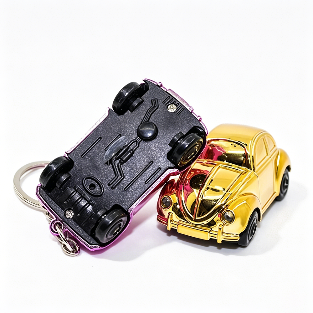 Vintage Electroplated Classic Car Keychain