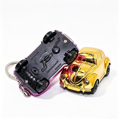 Vintage Electroplated Classic Car Keychain