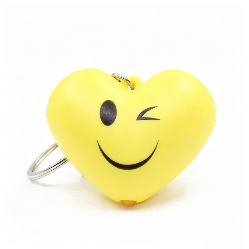 Heart Expression Confession Keychain