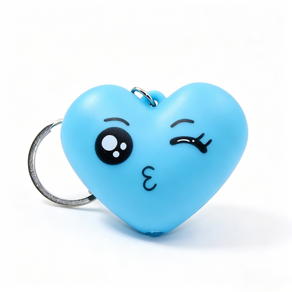 Heart Expression Confession Keychain