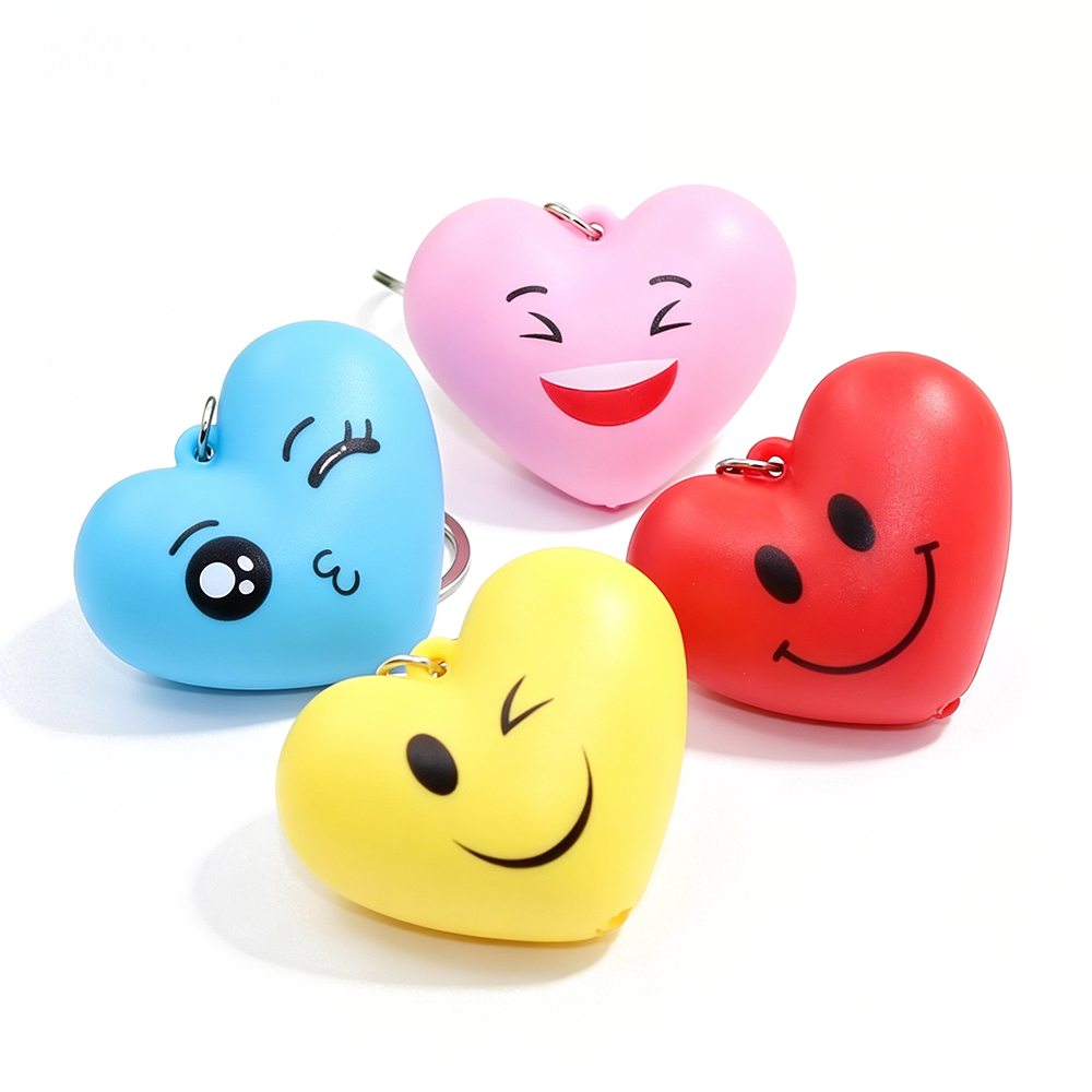 Heart Expression Confession Keychain