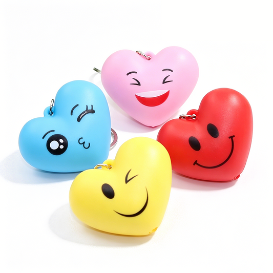 Heart Expression Confession Keychain