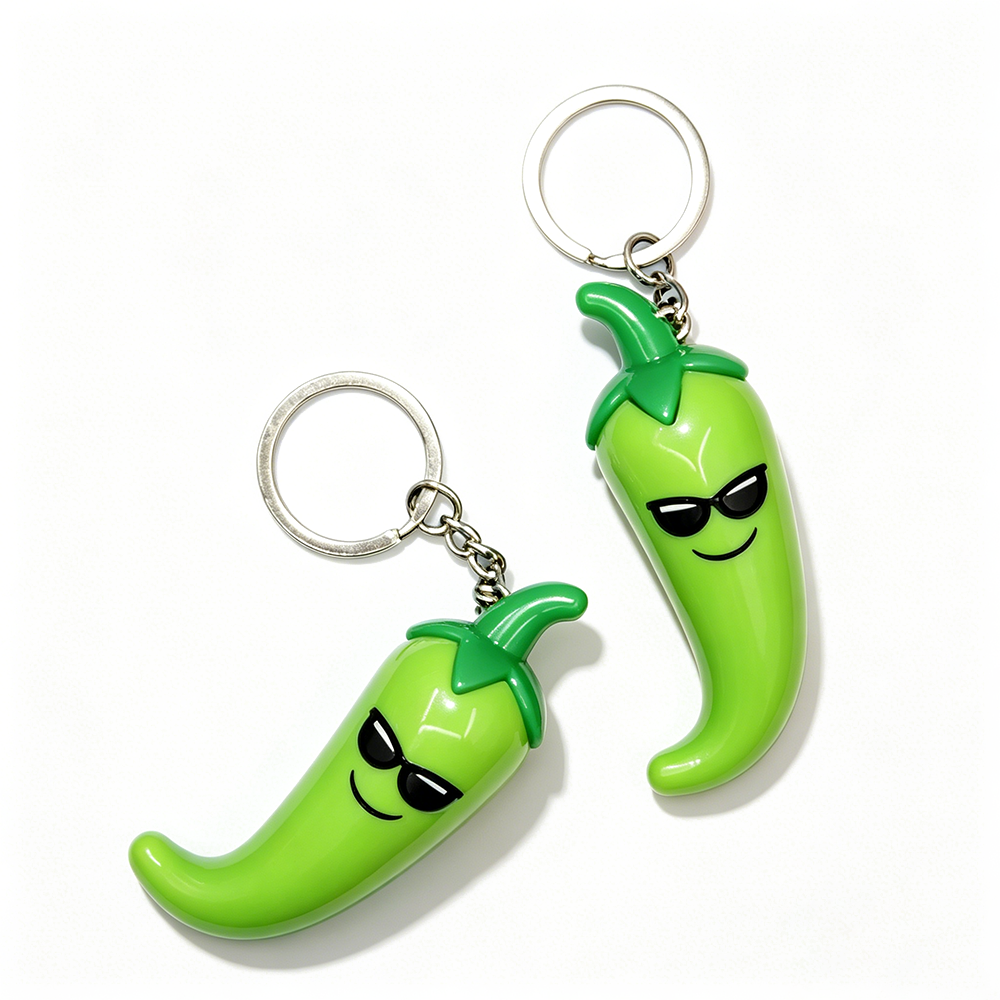 Chili LED Sound Keychain