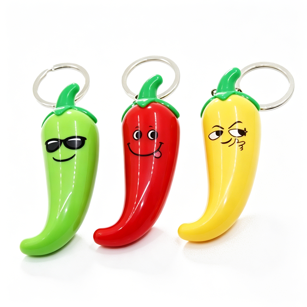 Chili LED Sound Keychain
