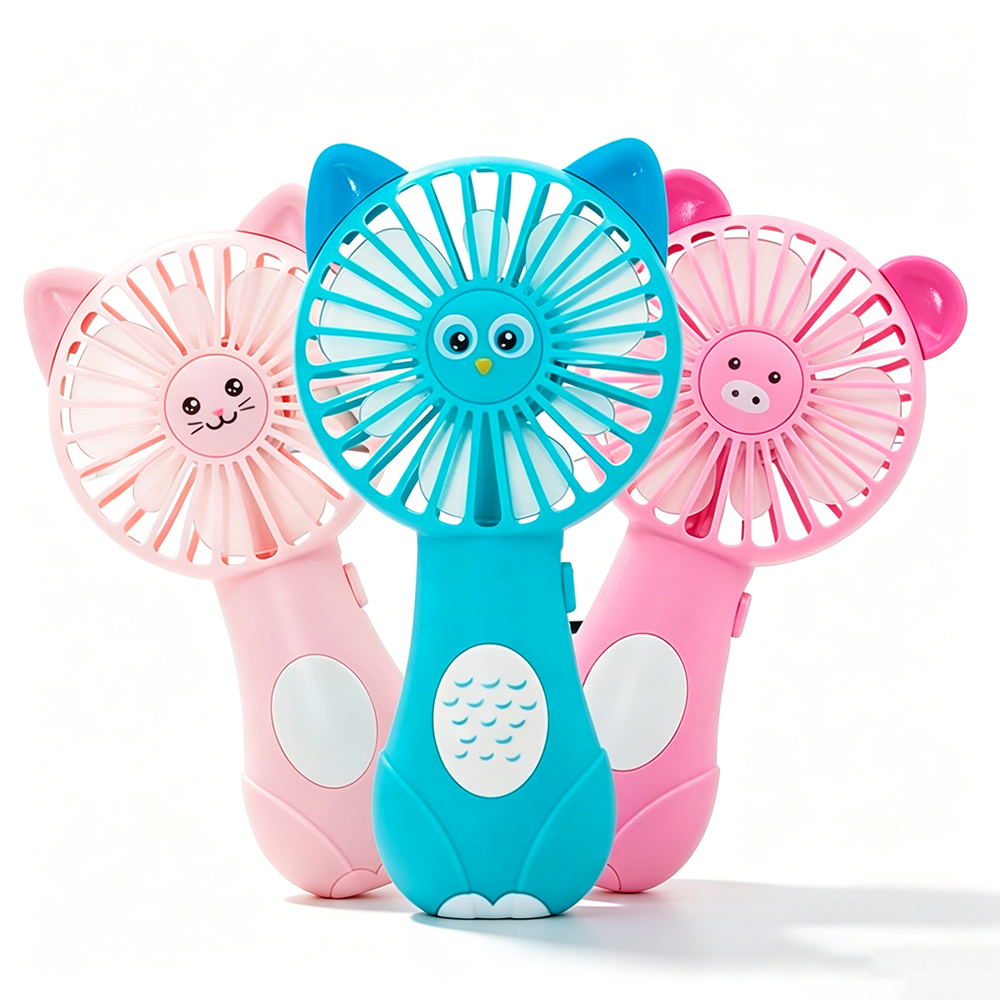 Animal-shaped Dry Battery Handheld Fan