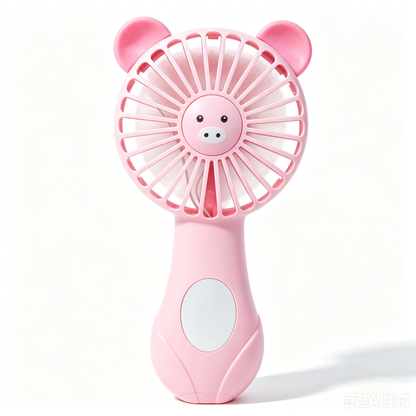 Animal-shaped Dry Battery Handheld Fan