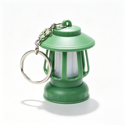 Camping Mini Night Light Keychain