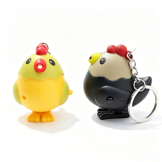 Chick Sound & Light Keychain