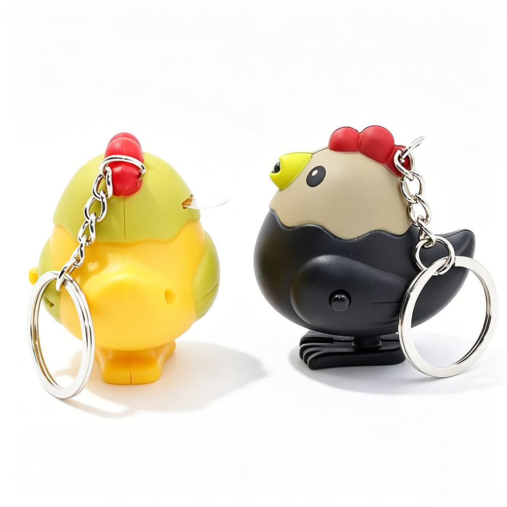 Chick Sound & Light Keychain