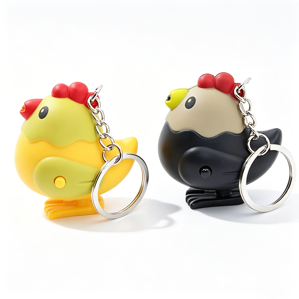 Chick Sound & Light Keychain