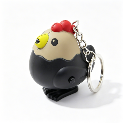 Chick Sound & Light Keychain