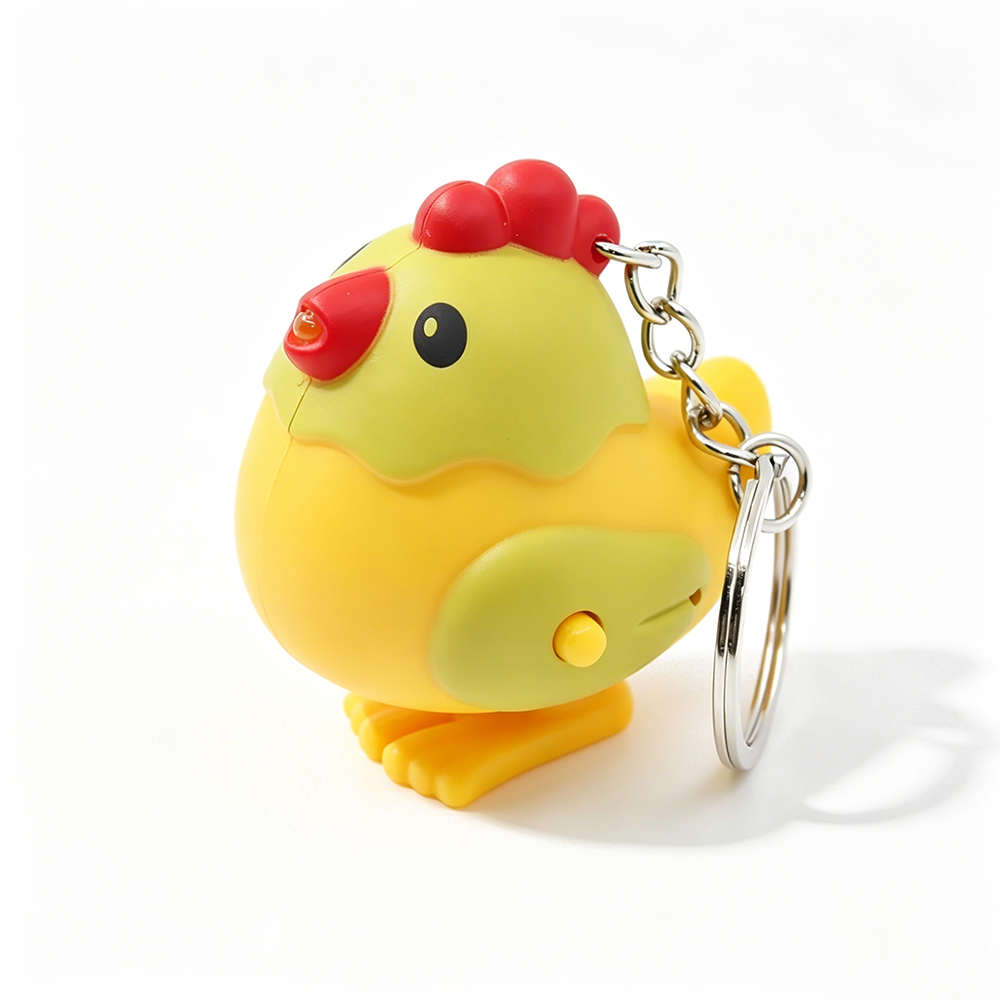 Chick Sound & Light Keychain