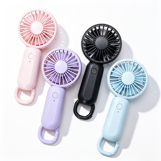 Colorful Mini Carabiner Fan