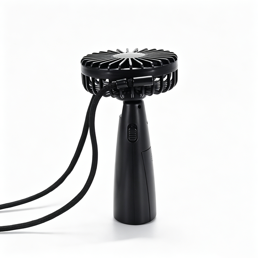 Colorful Dry Battery Neck Fan