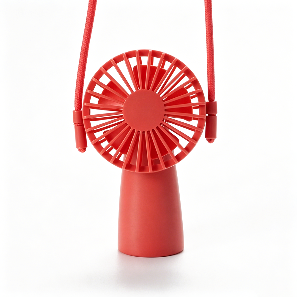 Colorful Dry Battery Neck Fan