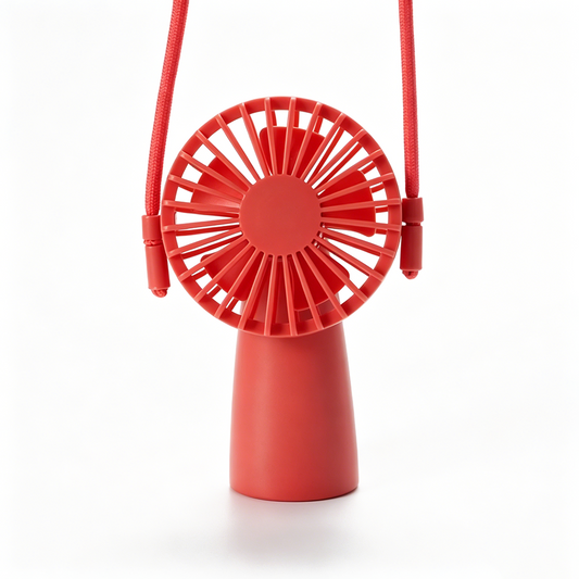 Colorful Dry Battery Neck Fan