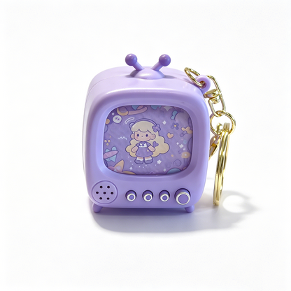 Cartoon Luminous TV keychain