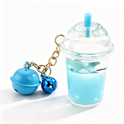 Acrylic Fish for Marine Animal Cartoon Quicksand Keychain Quick Desk Accessories Bag Pendant