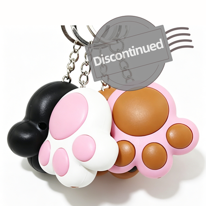 Cat Paw LED Keychain