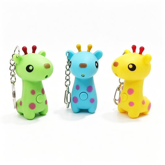 Giraffe LED Keychain