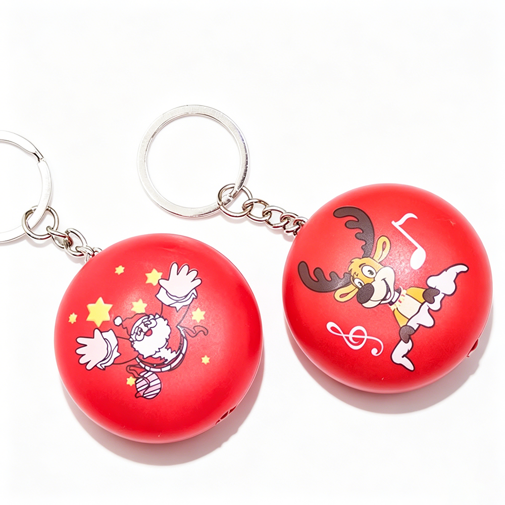 Christmas Glowing LED Keychains