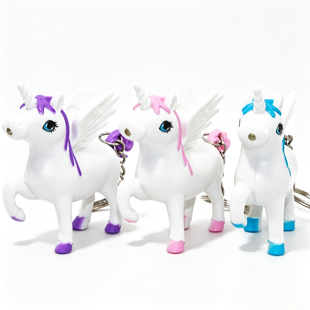 Unicorn LED Keychain
