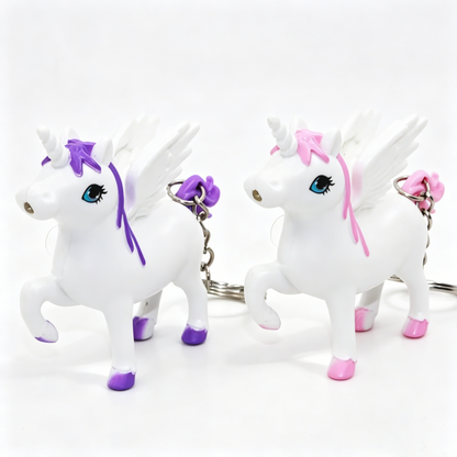 Unicorn LED Keychain